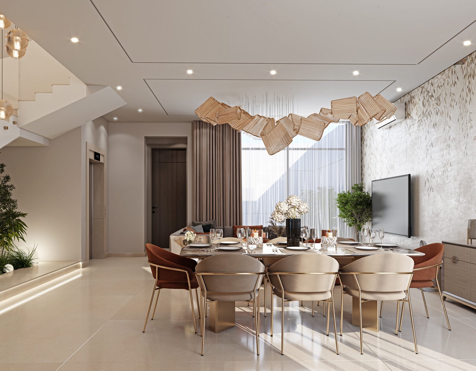 التصميم الداخلي نموذج B رحاب 2