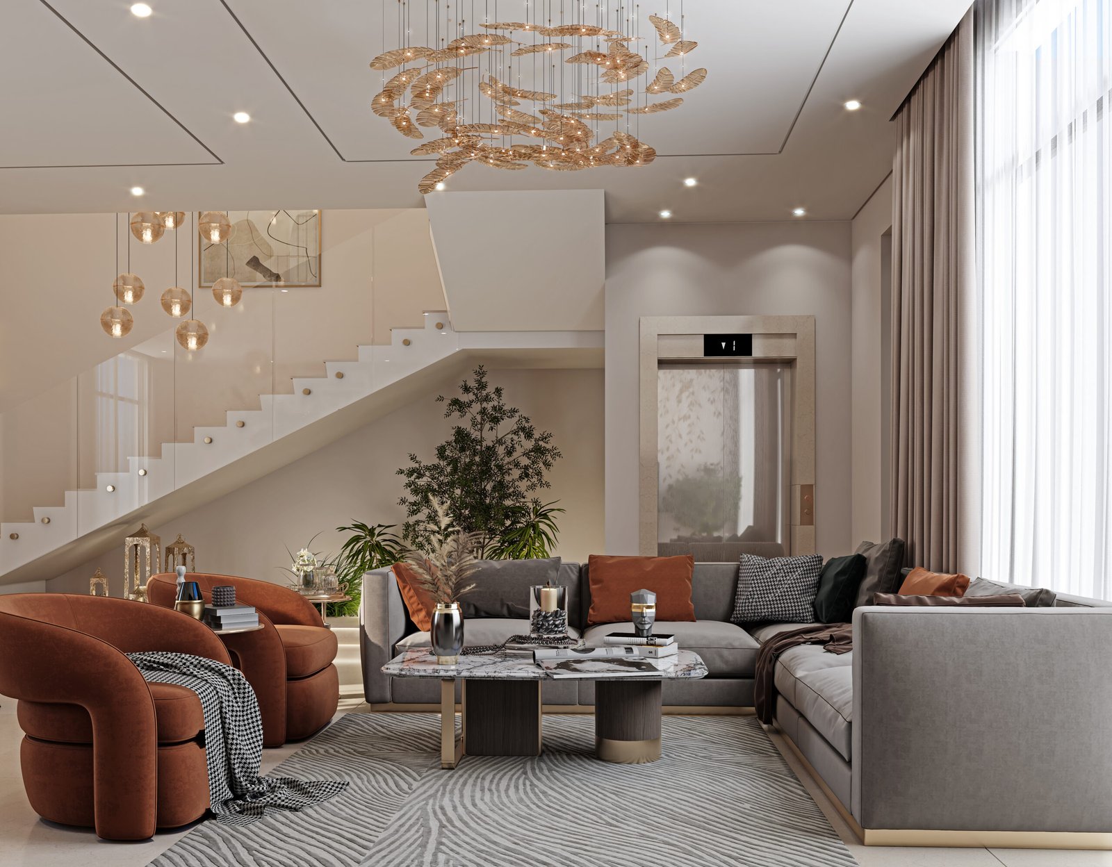 التصميم الداخلي نموذج B رحاب 2